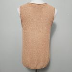 Marled By Reunited Apricot Scoopneck Sleeveless Knit Sweater Tank Size Medium Photo 3