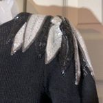 Pat Sandler For Wellmore Vintage Beaded Cocktail Sweater Dress XS Photo 11