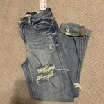 Never Worn High Rise Boyfriend Jeans Blue Size 0 Photo 2
