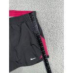 Nike Running Shorts Women Large Two Tone Lined Swoosh Logo Athletic Workout Y2K Photo 3