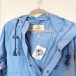 Toad & Co Womens Lightweight Hooded Jacket Size Small Blue Spring Rain Outdoors Photo 6