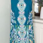 Lilly Pulitzer Brandi Engineered Shift Dress Valencia Teal Rain Floral 12 Photo 4