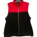 Kuhl  Sleeveless Vest Colorblock Nordic‎ Women Size Medium Red Black Fleece Ski Photo 0
