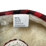 SO  Moccasin Shoes Womens Size 7-8 Medium Buffalo Plaid Faux Fur Slippers Cozy Ho Photo 3