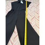 Nine Britton NWT  Black Cap Sleeve Collared Wide Leg Jumpsuit Large Stichfix Photo 8