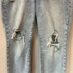 Old Navy High Rise Straight Leg Distressed Light Wash Y2K Jeans 12P  Photo 5