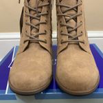White Mountain Tan Dorsett Lace Up Combat Boots Photo 8