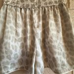 ZARA  Tan and White High Waist Shorts size XS Photo 1
