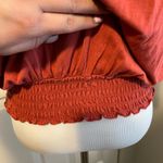 American Rag Cie blouse Small Burnt Orange Photo 5