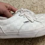 Vans  white checkered sneakers size 7.5 Photo 3