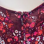 Gap Women's Burgundy Floral Swing Long Sleeve Dress Size XL NWT Photo 9