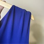 Ralph Lauren Lauren Women’s Royal Blue Cocktail Dress SZ 6 Draped Front Elegant Photo 9