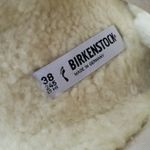 Birkenstock  Yellow Big Buckle Chic Feminine Y2K Shearling Sandals Size 38 Narrow Photo 3