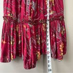 Free People  Purple Haze Tunic Top Hummingbird Print women’s medium fall Photo 4