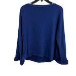 LAMade Blue‎ Scoop Neck Sweatshirt Small New Blue Photo 2