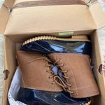 Jbu  Jambu Women's Maplewood Navy/Tan Waterproof Duck Boots New w/Box S Photo 2