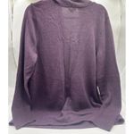 Eddie Bauer Oversized Collar Sweater Purple Size 1X Plus Cotton Blend Hike Photo 1