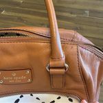 Kate Spade  Baxter Street Catalina Tan Caramel Leather Tote Bag Shoulder Work Photo 14