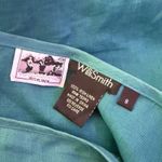 Willi Smith Willi Smith 100% Irish Linen Layered Ruffle Hem Skirt Womens 8 Green Feminine Photo 1