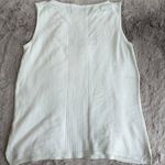 Barefoot Dreams White CozyChic Ultra Lite Center Ribbed Tank Photo 4