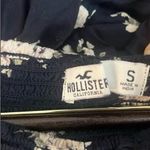 Hollister  Navy Blue Floral Off Shoulder Smocked Romper Coquette Babydoll Y2K Photo 5