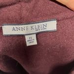 Anne Klein  Wool Blend Studded Blazer Jacket Coat Sz PS Maroon Classic‎ Career Photo 11