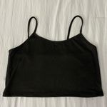 Amazon Black Ribbed Tank Top Photo 1