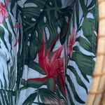 Wicker Brown Round Canteen Style Genuine Leather Strap Boho Style Bag NWT Photo 5