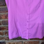 White Sierra  Violet Purple Gobi Desert Sleeveless Button Up Shirt Size Medium Photo 2