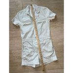 Madewell  100% Cotton Garment Dyed Coverall Romper in Light Green Size XS‎ Photo 3