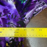 Floral Purple burnout Velvet draped Cardigan Size undefined Photo 3