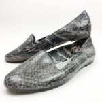 Melissa x Jason Wu Snakeskin Jelly Flats: Grey Photo 3