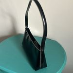 DKNY City Chic Black Minimalist Black Handbag with White Contrast Trim Purse Photo 4
