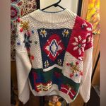 Vintage Huntington Ridge Holiday Sweater Size Large White Photo 0