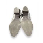 Franco Sarto Womens Dale 2 Grey Suede Leather Round Toe Chunky Heel Boots sz 6 Photo 3