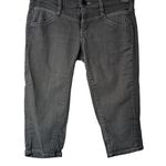 BCBGirls Women's Low-rise Bermuda Utility Denim Jeans Shorts Gray Size 28 Photo 0