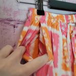 PIYAMA COLORFUL IKAT PRINT PINK ORANGE PAJAMA TOP AND PANTS SET XS Photo 11