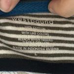 Westbound Color Blocked Size Large Striped Long Sleeve T Shirt Cotton Retro Photo 3