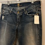 7 For All Mankind VINTAGE NEW Color Havana Flare Jean Sz 30 MINT Made in USA Y2K Photo 6
