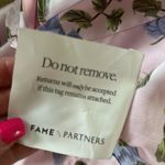 Fame and Partners  size 8 fully lined high slit ruffle neck nwt $448 wrap style Photo 7