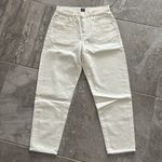 Anthropologie ’s Edwin Anderson High-Rise Ankle Jeans in Ivory, Size 27 NEW w/Tag Photo 1