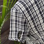 RVCA Gingham Cottagecore Midi Dress M NWT 100%‎ Cotton Tie Photo 6