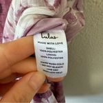 Lulus Lulu’s Sparkling Summer Purple Floral Lurex Maxi Dress Size Small Photo 8