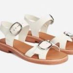 Everlane White twin buckle Sandals Photo 1