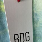 BDG Urban Outfitters Tye Dye Cropped Sweatshirt Crew Neck Blue Yellow NEW NWT Photo 10