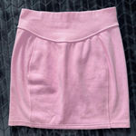 Lululemon Women's Skirt Scuba High Rise Mini Vitapink Cotton Fleece Sz Small Photo 0