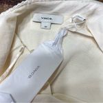 Vince  midi‎ tank sweater knit crochet dress women’s size small cream ecru Photo 4