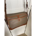 Dooney & Bourke Dooney & Bourke Taupe Brown Purse Handbag Tote All Weather Leather USA Vintage Photo 10