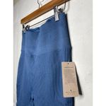 Spiritual Gangster NEW Womens Love Sculpt Legging M/L Blue Small 7/8 Ruffle Photo 1