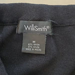 Willi Smith 🌼Vintage Piece! Elegant Vintage Black Midi Skirt With Ruffle Hem Photo 3